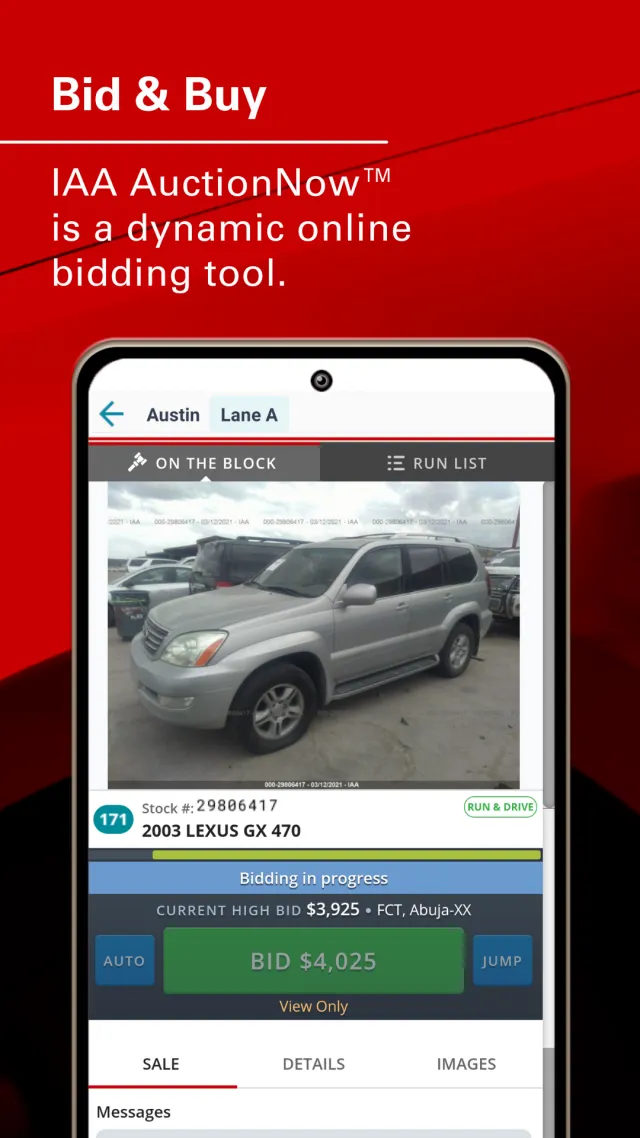 IAA Buyer Salvage Auctions - Screen 5