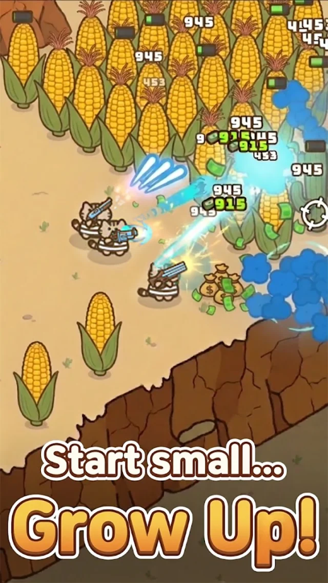 Idle Cat Gunner: Shooter RPG - Screen 1