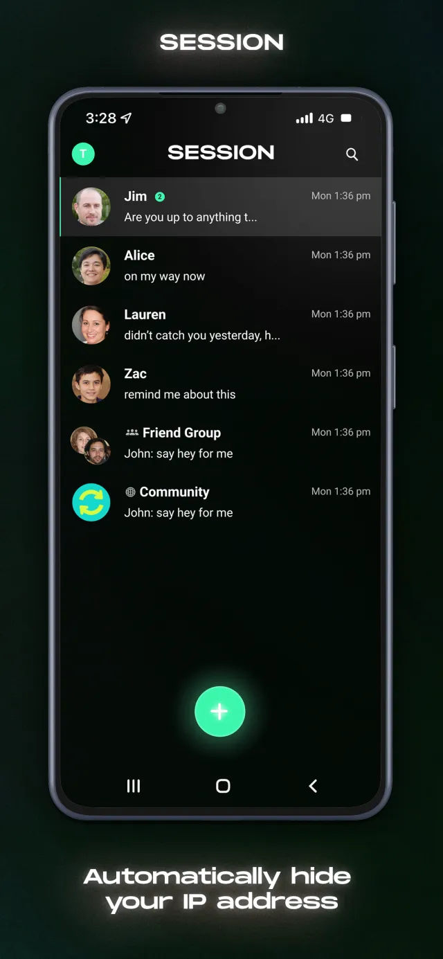 Session - Private Messenger - Screen 4