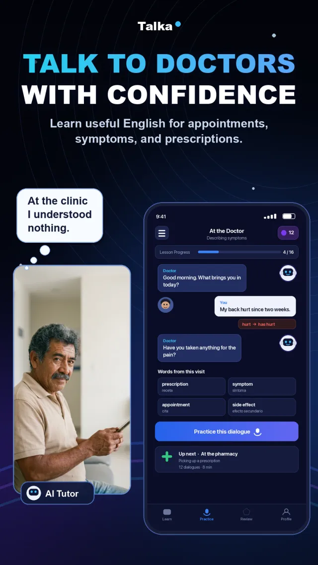 Talka AI: Language Tutor - Screen 4