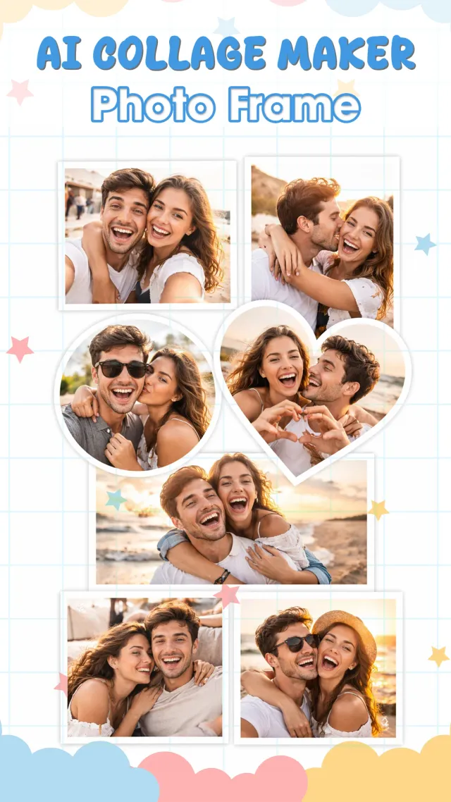 AI Collage Maker & Photo Frame - Screen 1