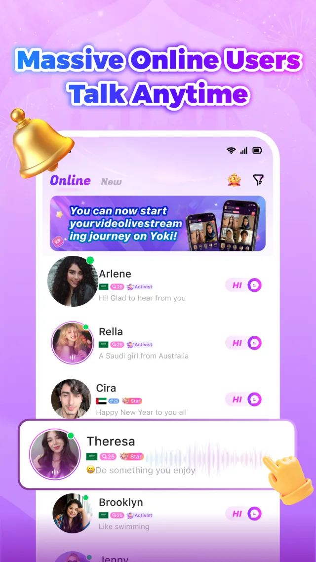 Yoki-Real Chat&Party - Screen 3