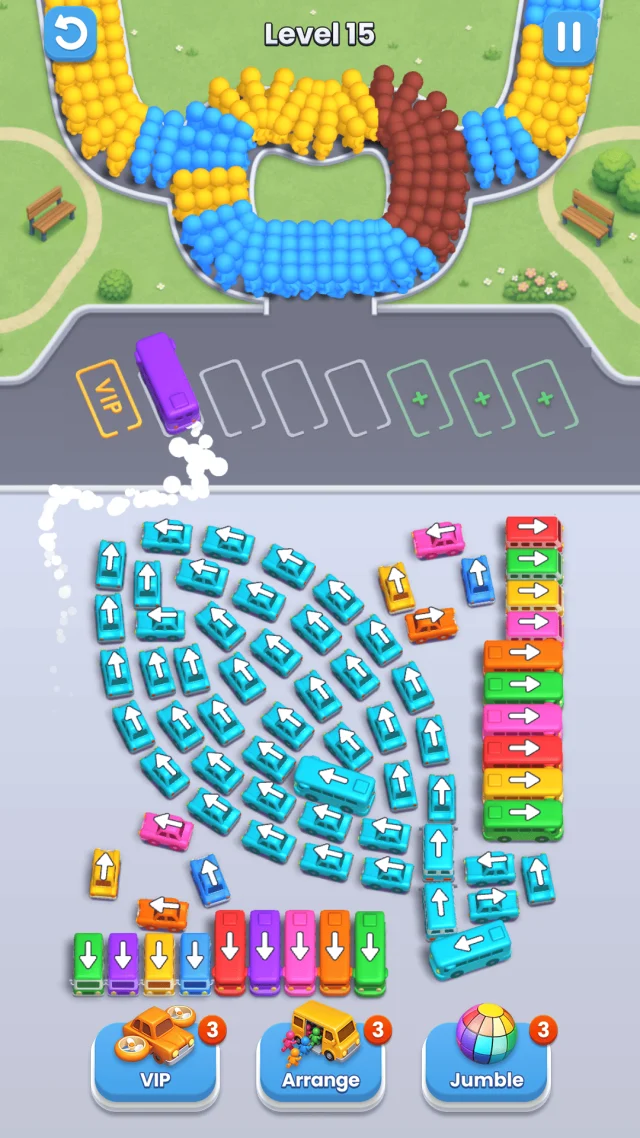 Bus Fever! Car Jam Escape - Screen 4