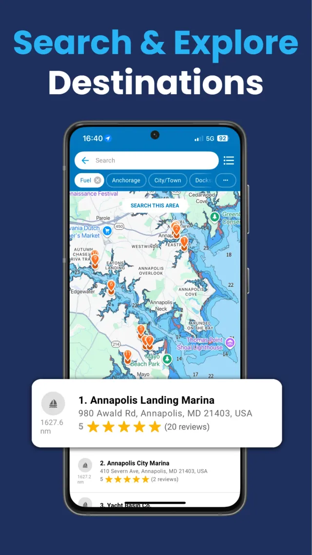 Argo - Boat Navigation App - Screen 5