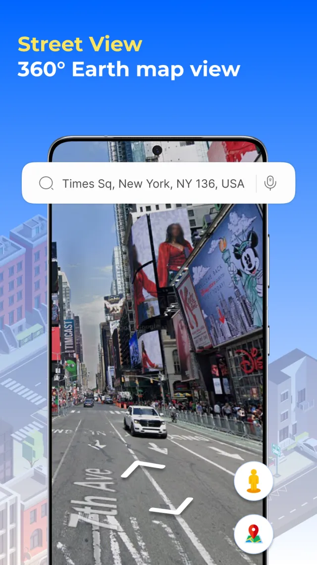 GPS Satellite Earth Map View - Screen 8