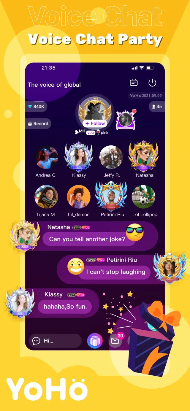 YoHo: Group Voice Chat Room - Screen 1