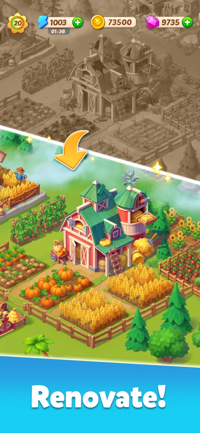 Family Farm Merge - Screen 4