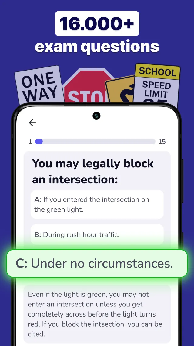 DMV Practice Test: Permit 2026 - Screen 2
