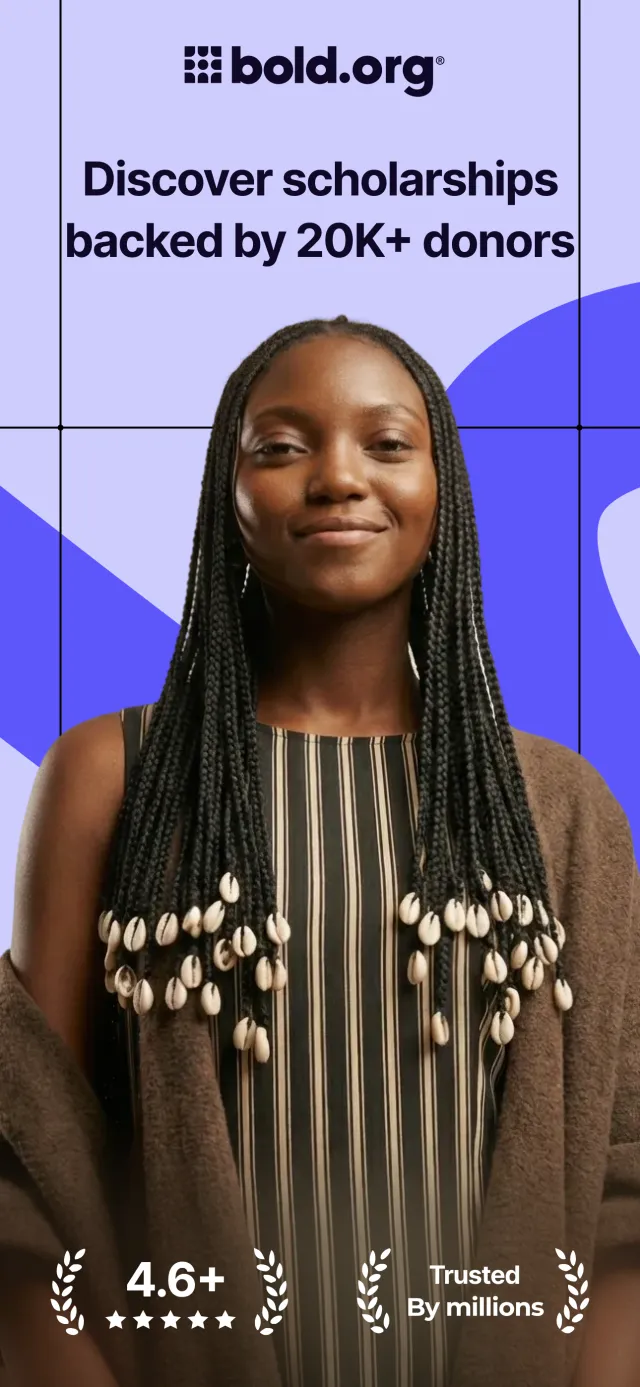 Bold.org: Scholarships - Screen 1