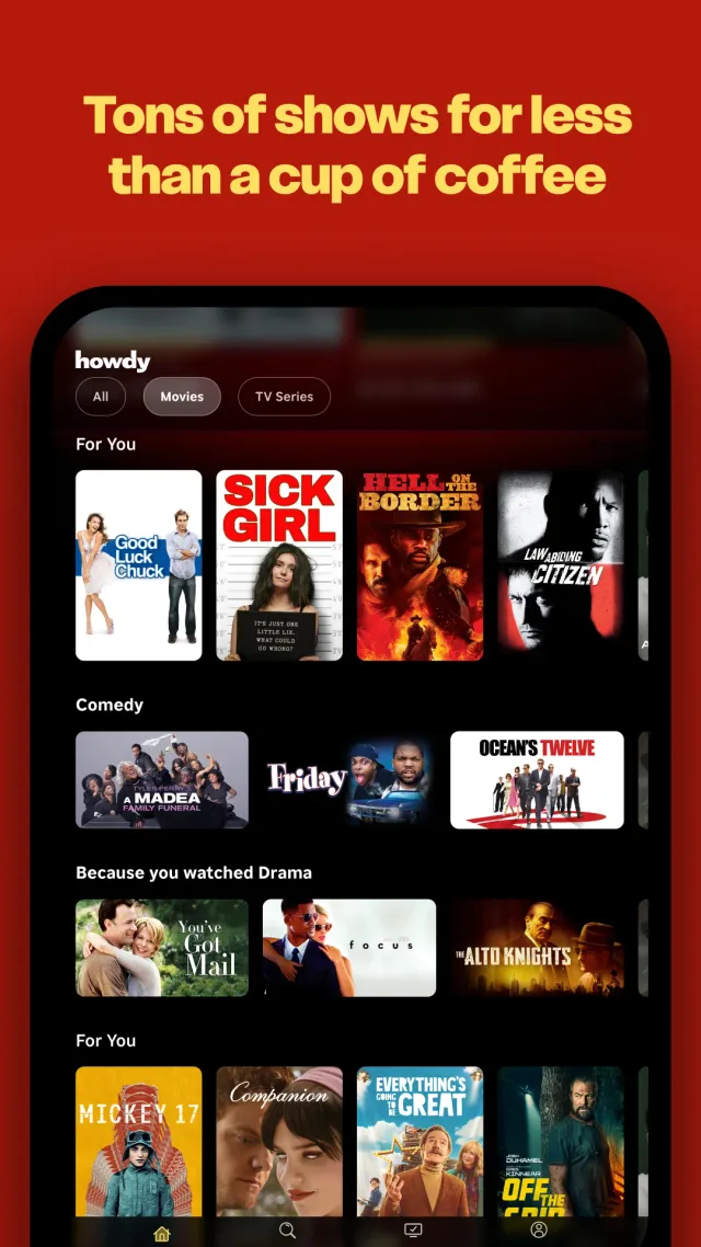 Howdy: Streaming Movies & TV - Screen 8