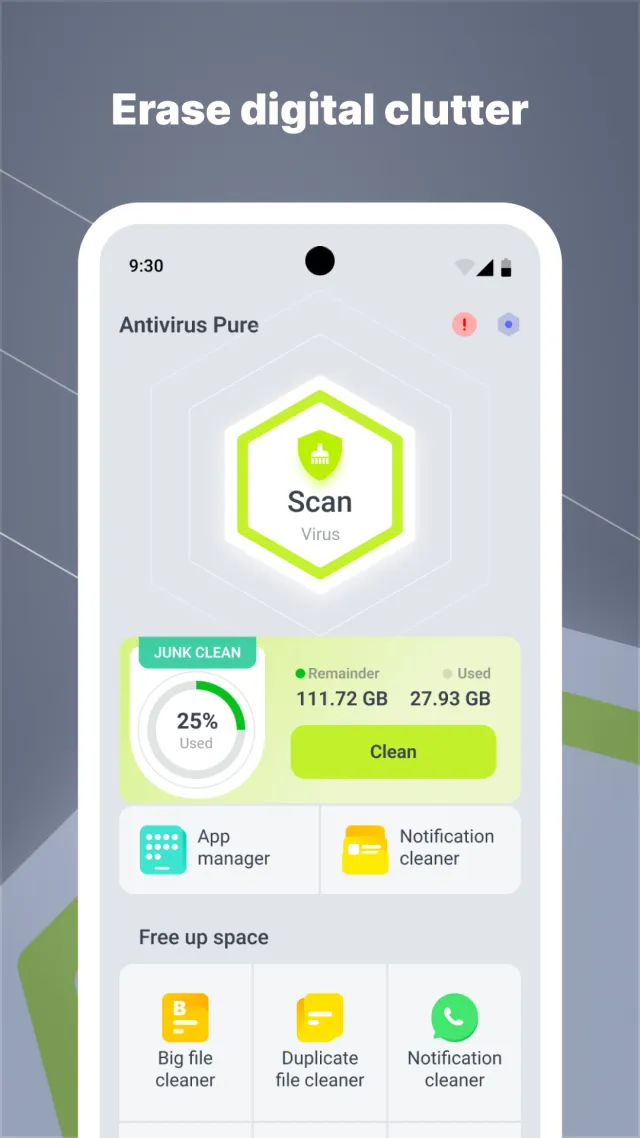 Antivirus Pure - Screen 1