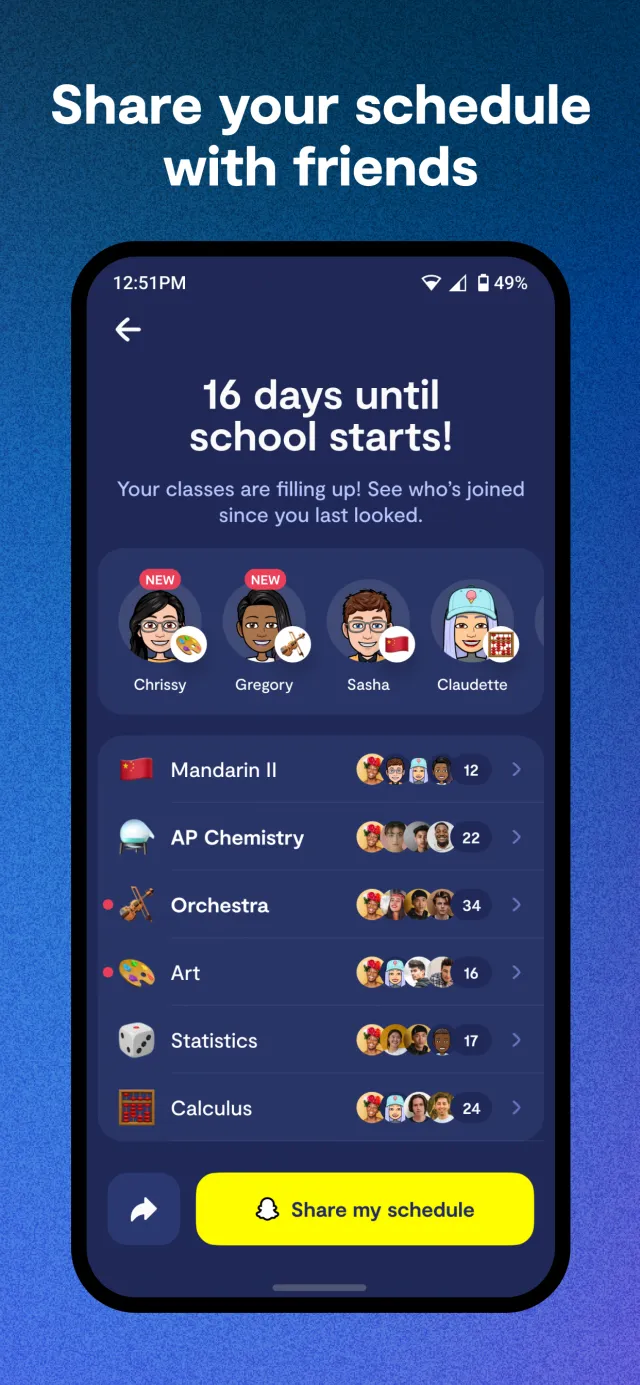 Saturn Calendar - Screen 3