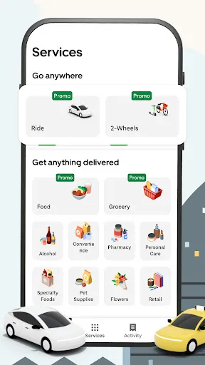 Uber - Request a ride - Screen 1