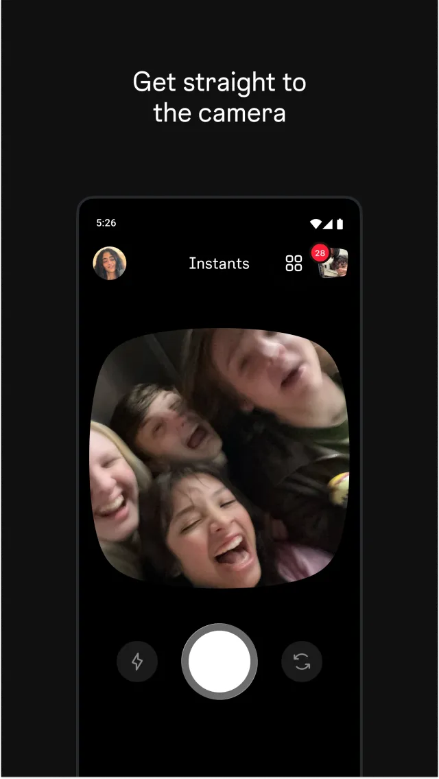 Instants, an Instagram app - Screen 2