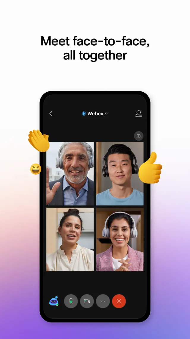 Webex Meetings - Screen 1