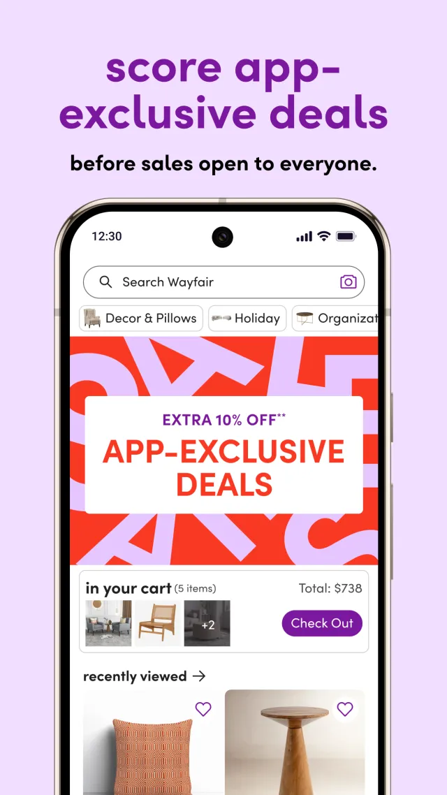 Wayfair - Shop All Things Home - Screen 1