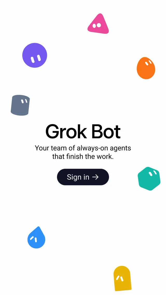 Grok Bot - Screen 1
