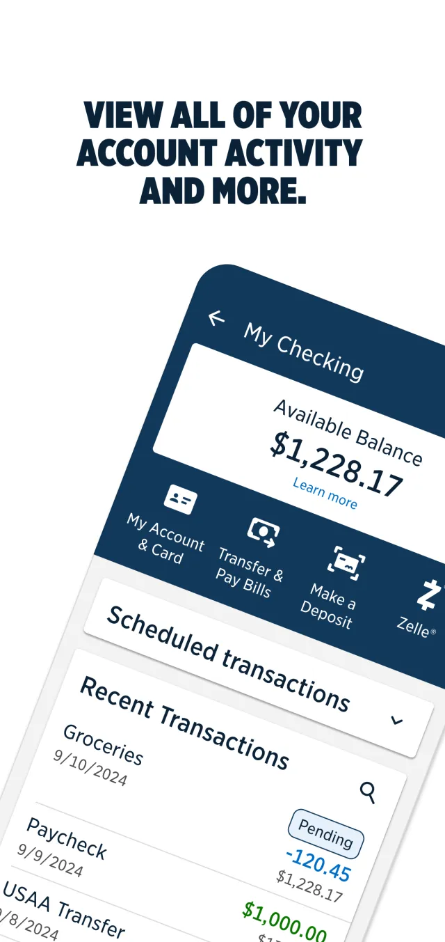 USAA Mobile - Screen 3