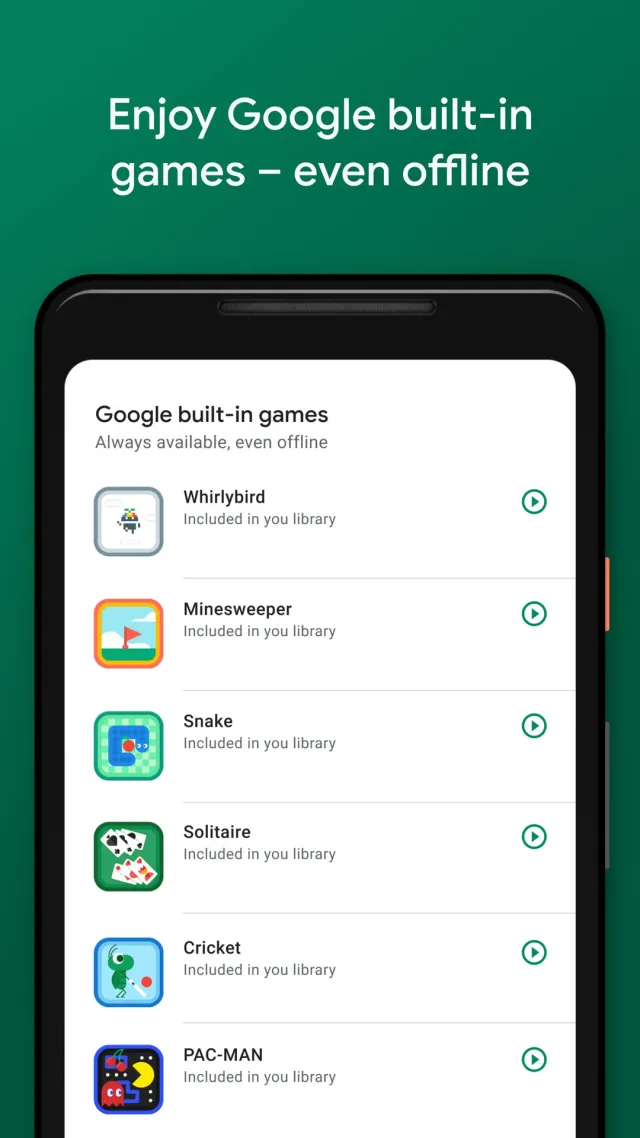 Google Play Games - Screen 2
