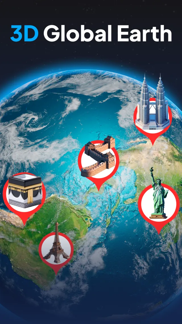 Satellite View Earth Map Live - Screen 1