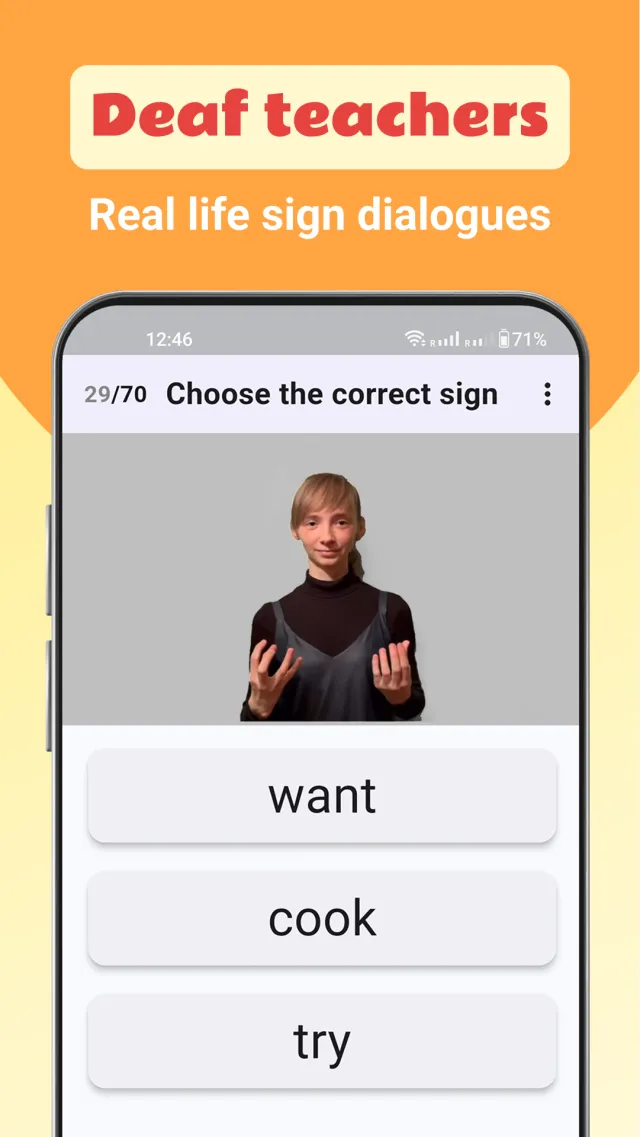 ASL - Sign Language.learn ASL! - Screen 3