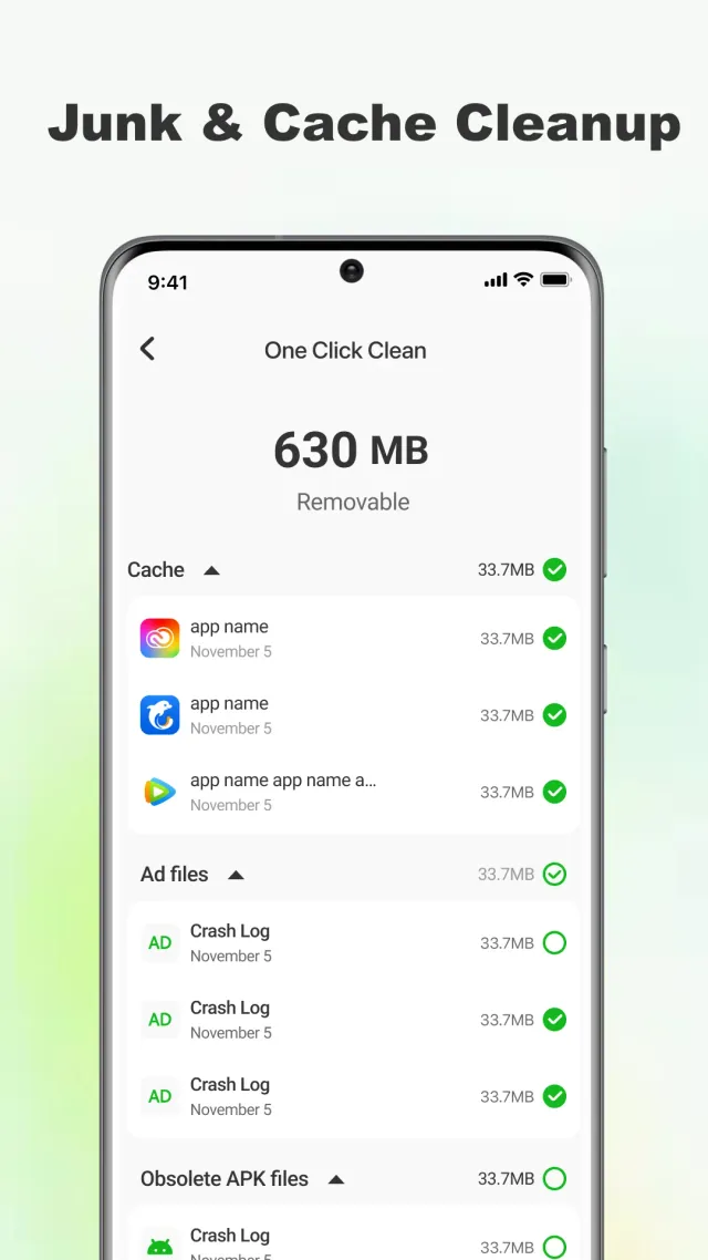 SwiClean - Clean Up - Screen 2