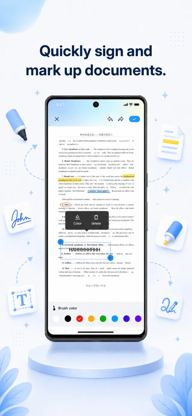 Lite PDF Manager-PDF Reader - Screen 4