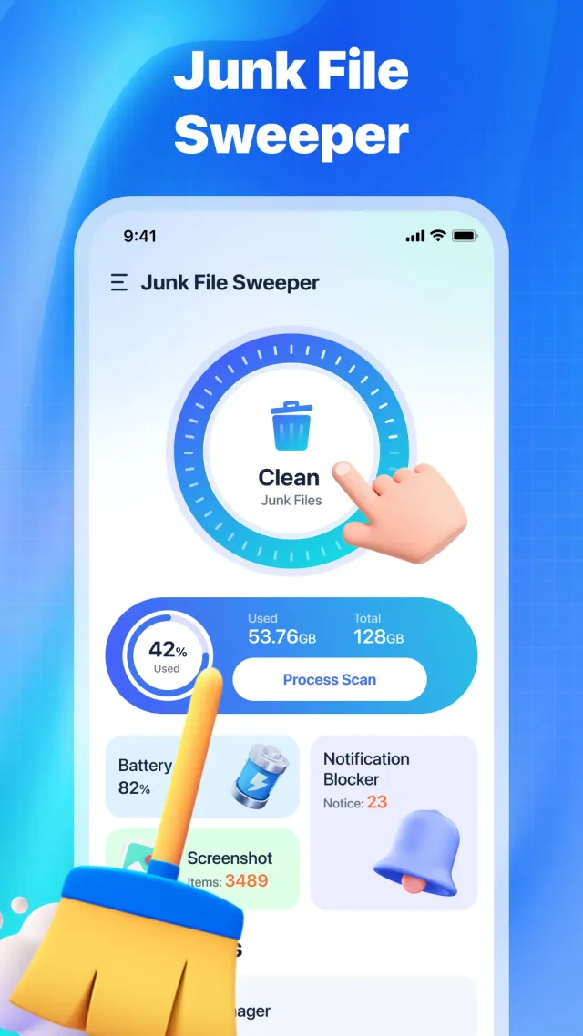 Junk File Sweeper - Screen 1