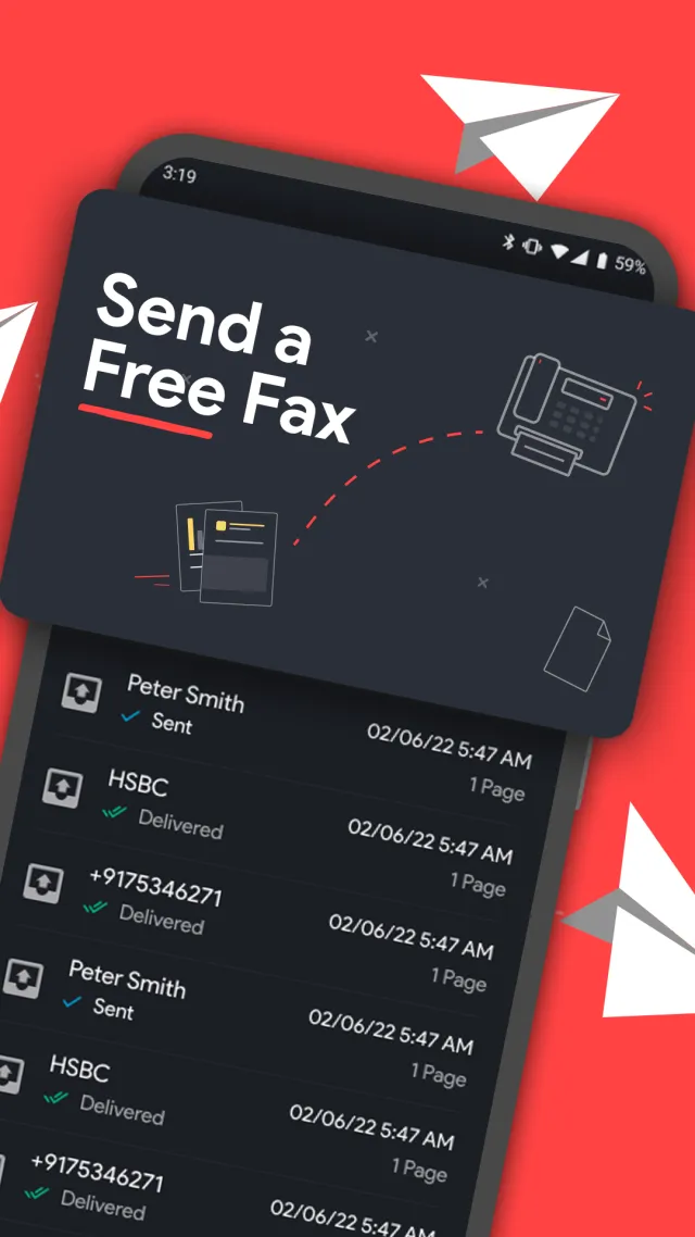 FREE FAX App Send Fax, Receive - Screen 2