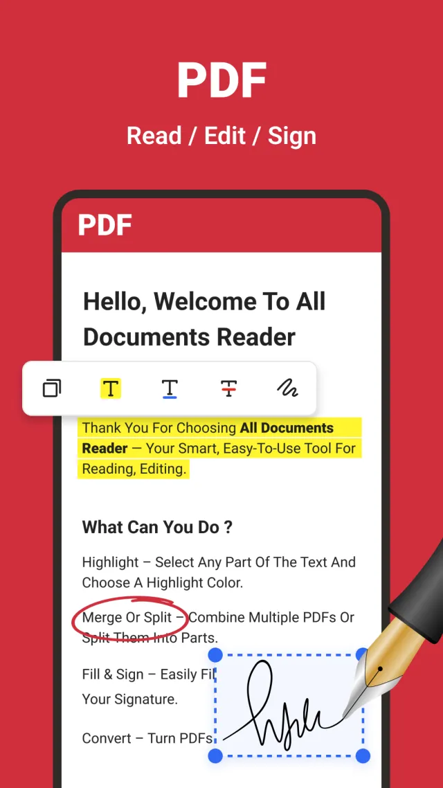 All Document Reader: PDF/Word - Screen 2