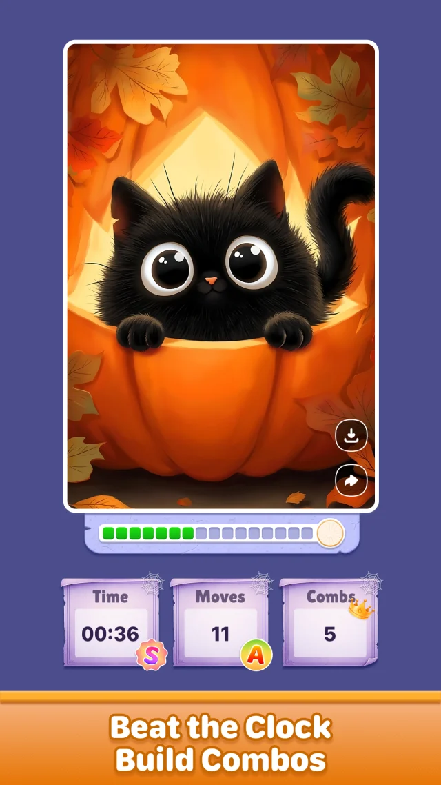 Halloween Jigcard-Puzzle Game - Screen 5