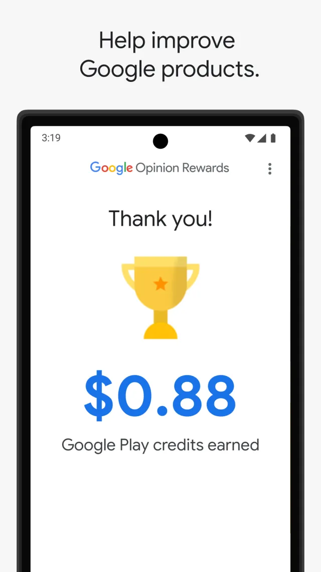Google Opinion Rewards - Screen 3