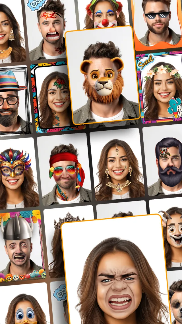 Live Funny Face Camera - Screen 1