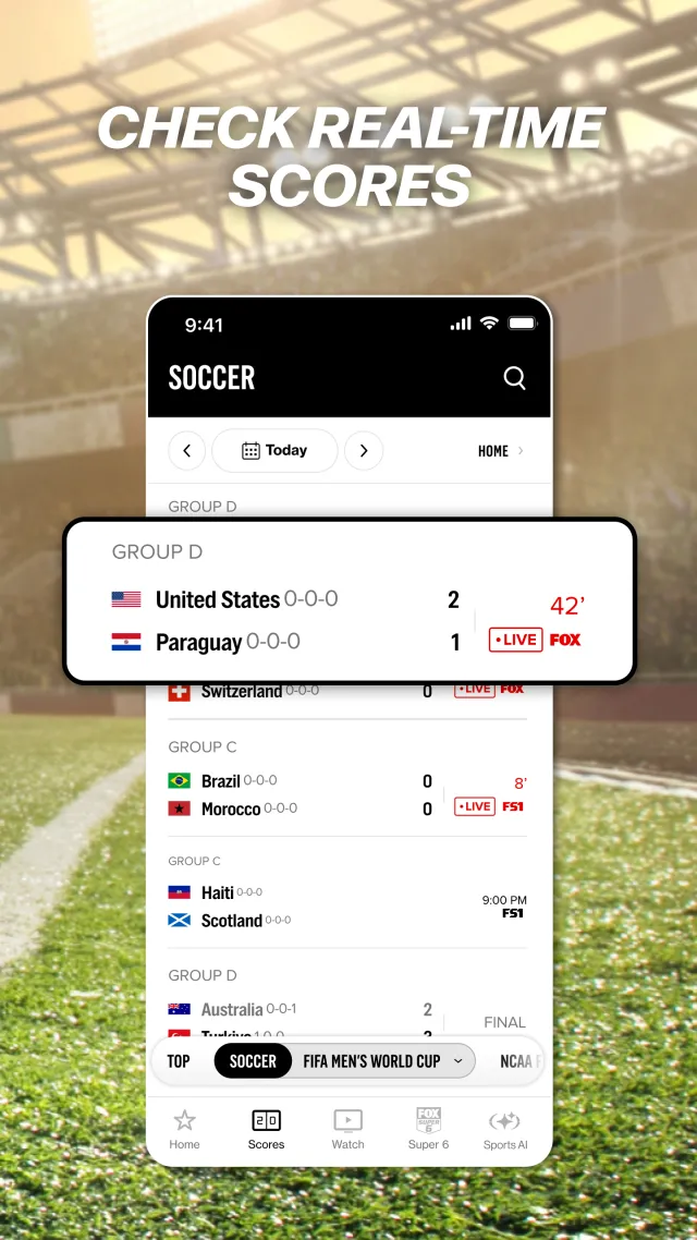 FOX Sports: Watch Live Games - Screen 5