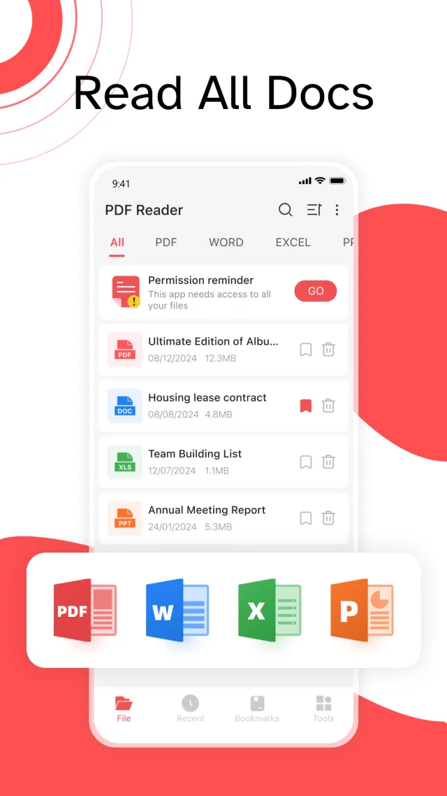 PDF Reader - Editor & Manager - Screen 1