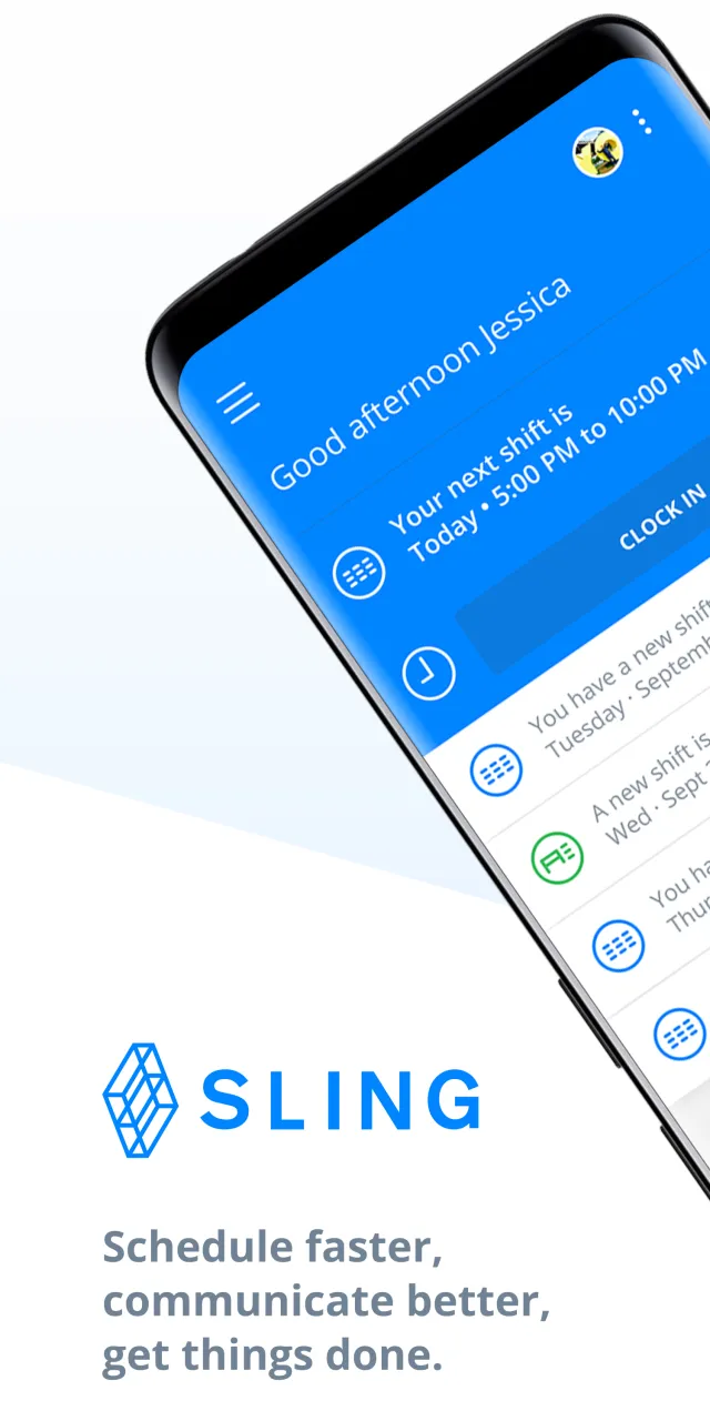 Sling: Employee Scheduling App - Screen 1