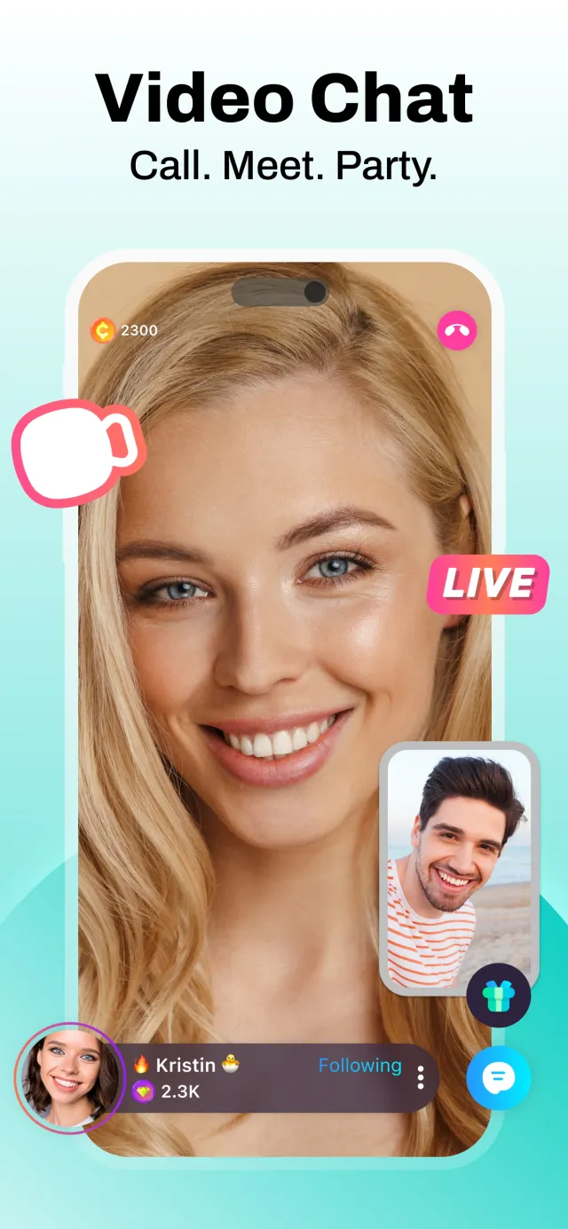 Nozy: Random Live Video Chat - Screen 1