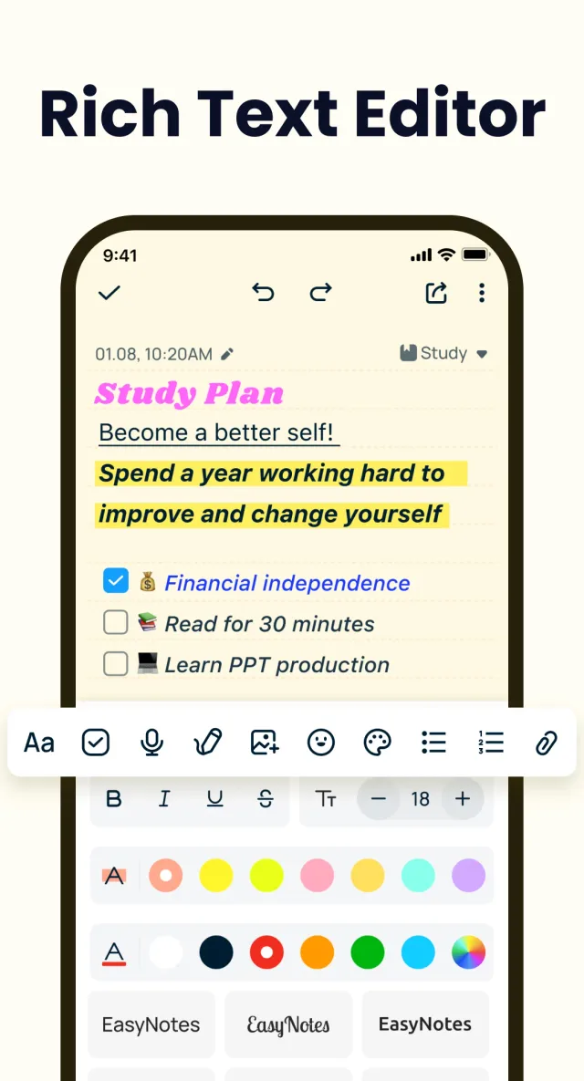 Easy Notes - Note Taking Apps - Screen 3