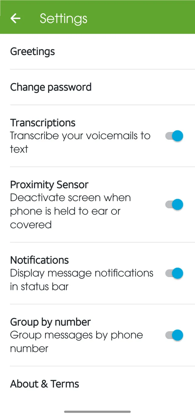 Cricket Visual Voicemail - Screen 4