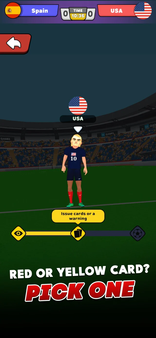 Soccer Referee Simulator 2026 - Screen 1