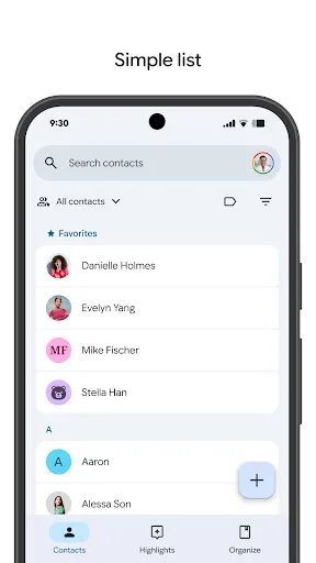 Contacts - Screen 2