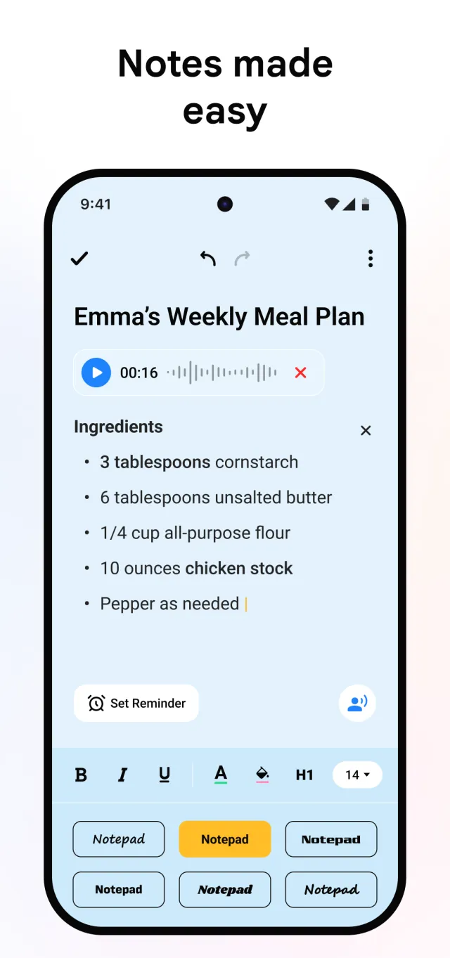 Notepad, Notebook, Notes app - Screen 3