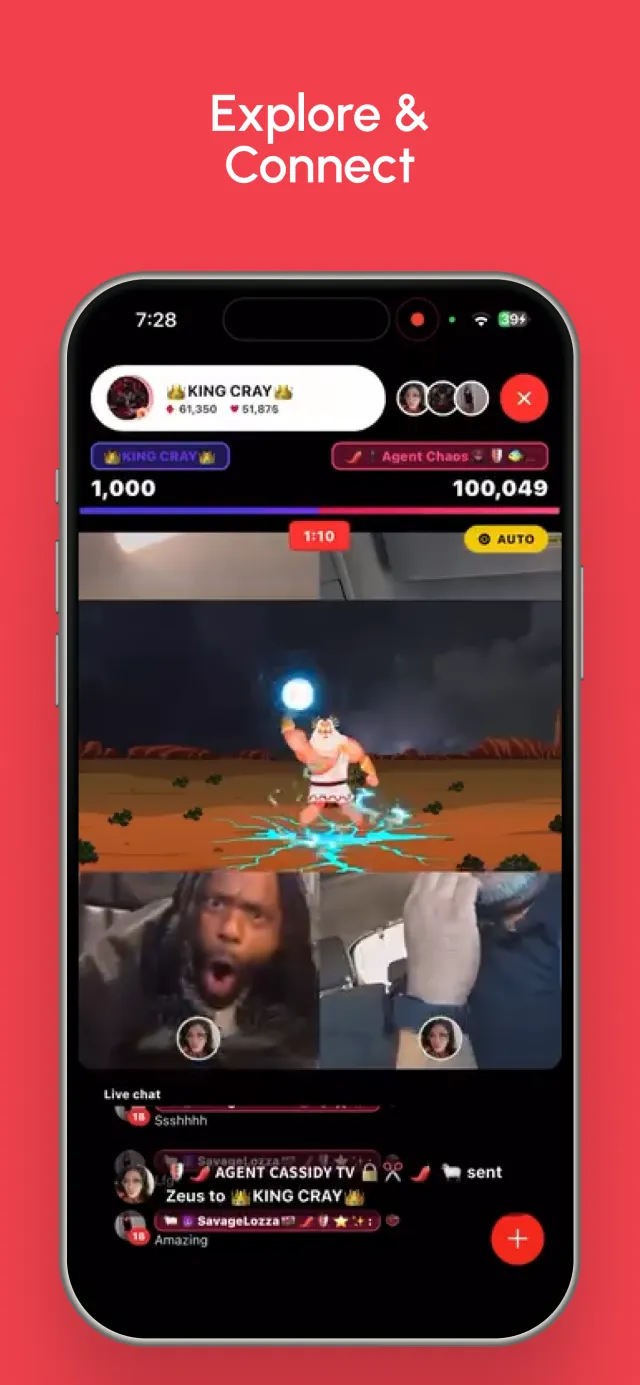 GoLive Streamers - Screen 4