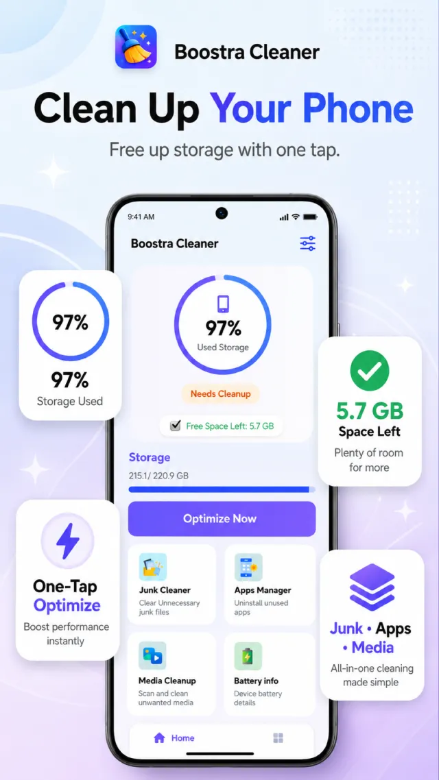 Boostra Cleaner - Screen 1