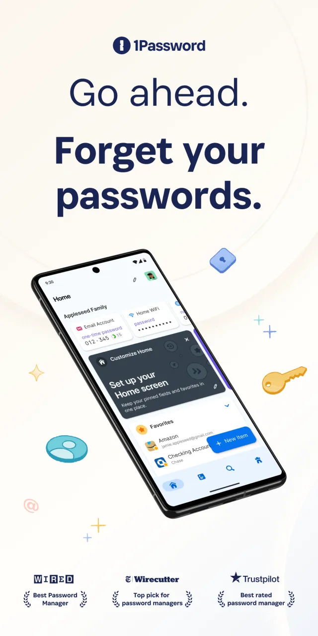 1Password: Password Manager - Screen 1