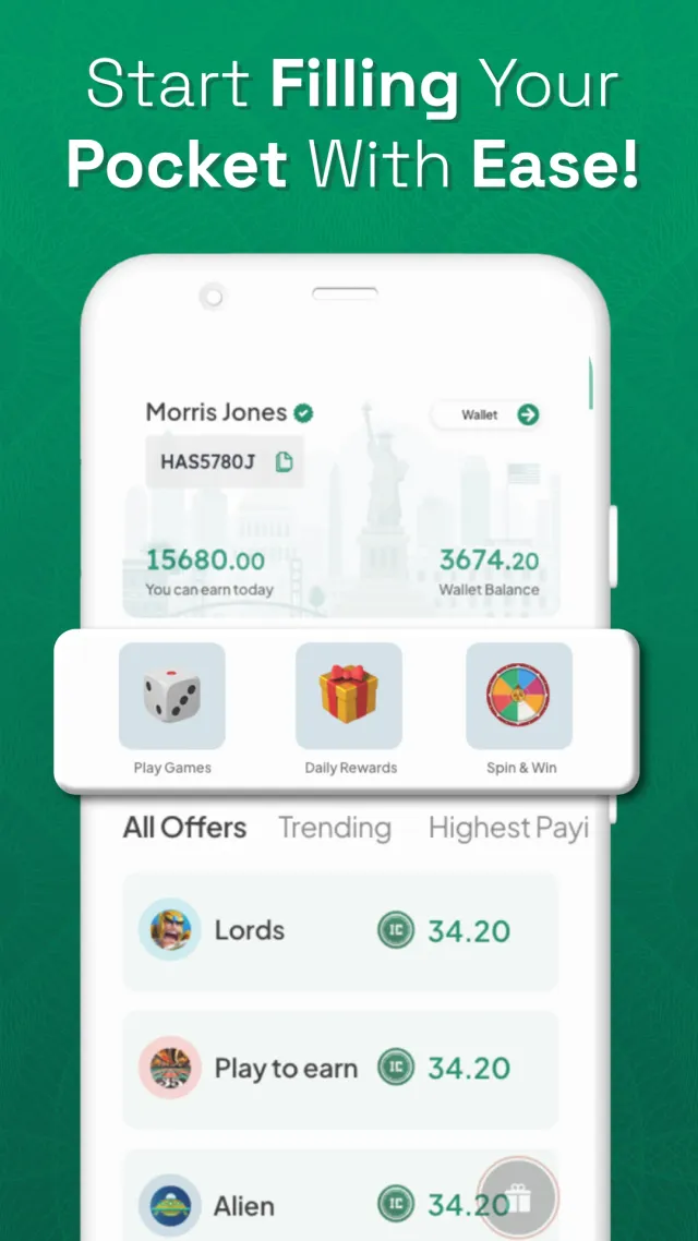 Make money online In Cash app - Screen 2