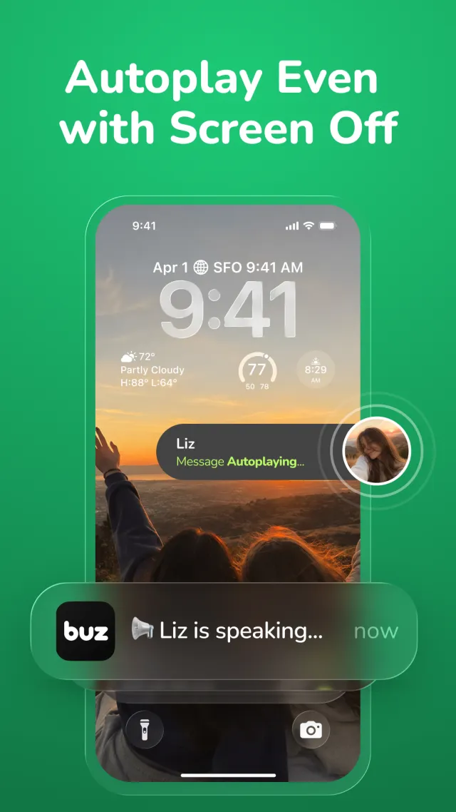 buz - voice connects - Screen 2