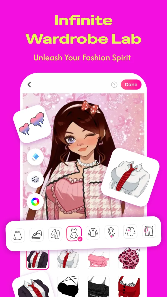 Neku: OC character creator - Screen 2
