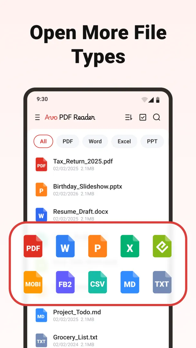 Avo PDF Reader: Viewer & Edit - Screen 2
