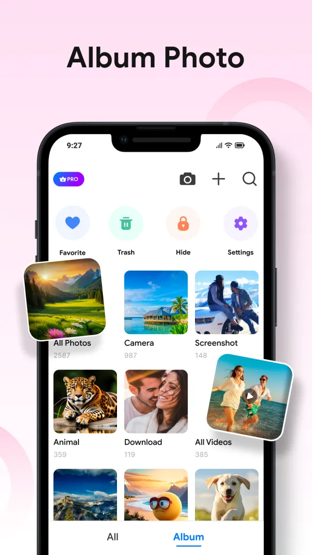Gallery: Album & Photo Vault - Screen 2